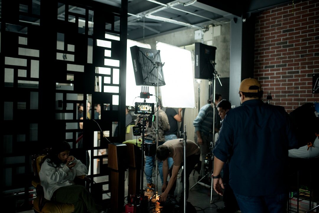 filmmaker shooting scene